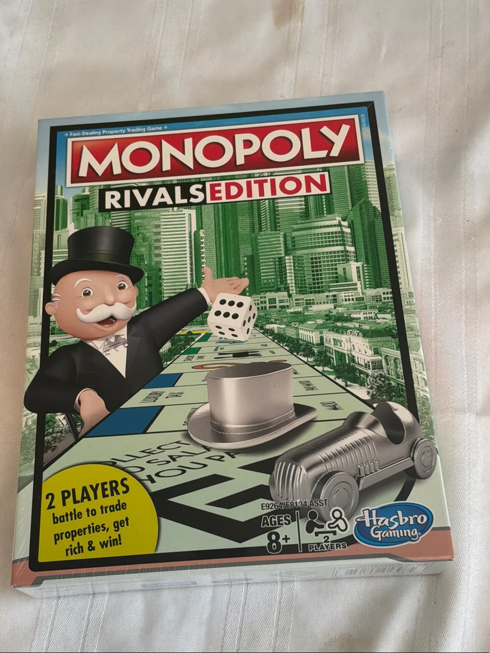 Hasbro Monopoly Rivals Edition - Green & Silver Artwork